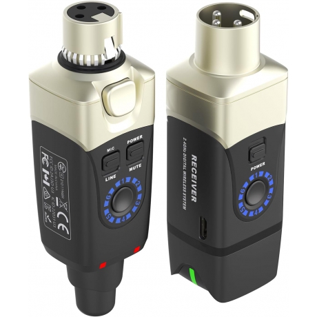 Xvive XV-U3C Kondenser Mikrofonlar için Kablosuz Bağlantı Sistemi<br>Fotoğraf: 1/6