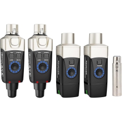 Xvive XV-U3D Stereo Audio Aktarımı için Çift Alıcı ve Vericili Kablosuz Bağla...