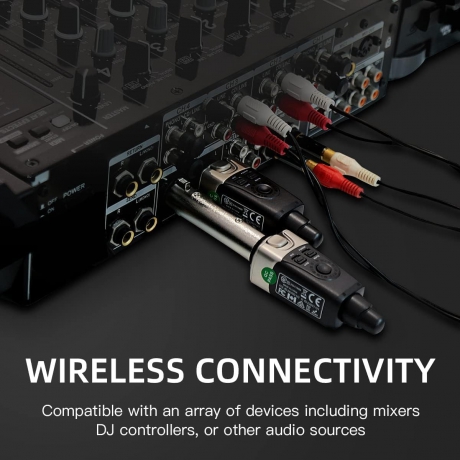 Xvive XV-U3D Stereo Audio Aktarımı için Çift Alıcı ve Vericili Kablosuz Bağlantı Sistemi<br>Fotoğraf: 6/6