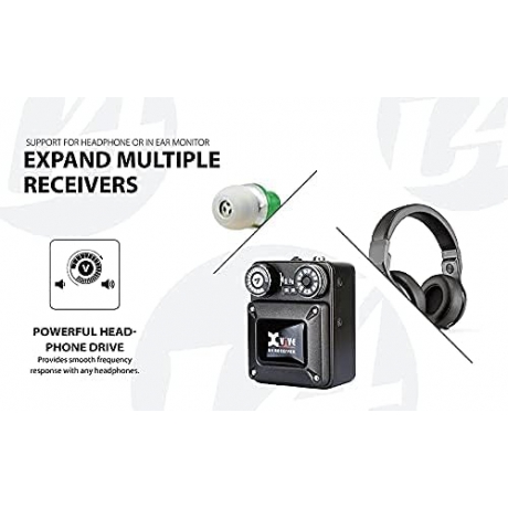 Xvive XV-U4 Kablosuz in-ear Monitör Sistemi<br>Fotoğraf: 3/7