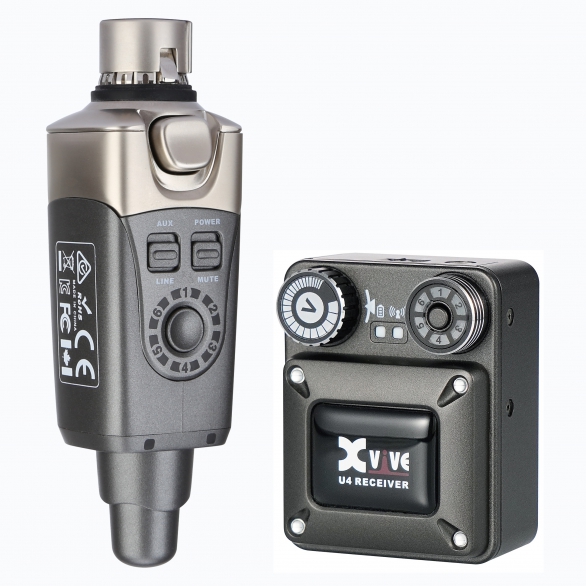 Xvive XV-U4 Kablosuz in-ear Monitör Sistemi  (Gri), Fotoğraf: 1/7