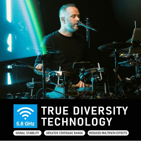 Xvive XV-U45R2 2 Alıcı + 1 Vericili Kablosuz In-Ear Monitör Sistemi<br>Fotoğraf: 3/5