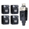 Xvive XV-U45R4 4 Alıcı + 1 Vericili Kablosuz In-Ear Monitör Sistemi (Siyah), Fotoğraf: 1/9