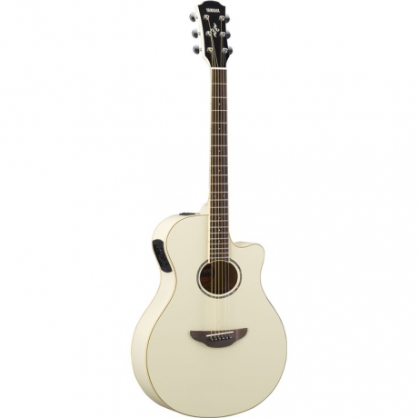 Yamaha APX600 Elektro Akustik Gitar (Vintage White)<br>Fotoğraf: 1/1