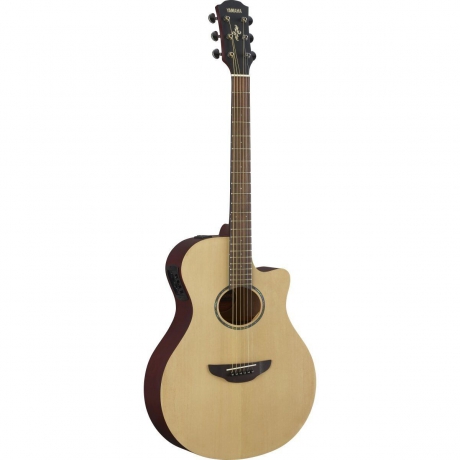 Yamaha APX600 Thinline Cutaway Elektro Akustik Gitar (Natural Satin)<br>Fotoğraf: 1/2