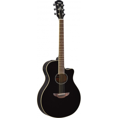 Yamaha APX600BL Thin-Line Cutaway Elektro Akustik Gitar (Siyah)<br>Fotoğraf: 1/2