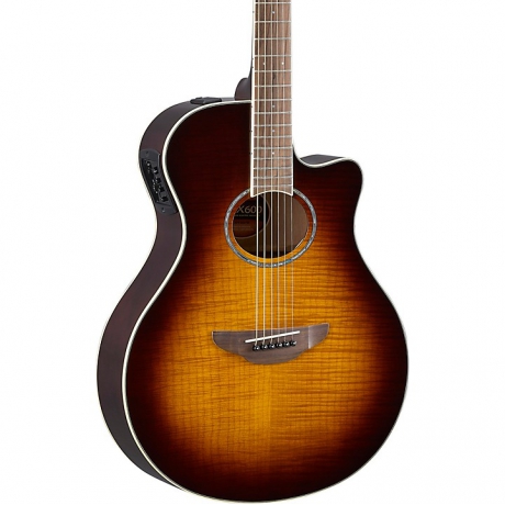 Yamaha APX600FMTBS Elektro Akustik Gitar (Flame Maple Toneburst)<br>Fotoğraf: 2/3
