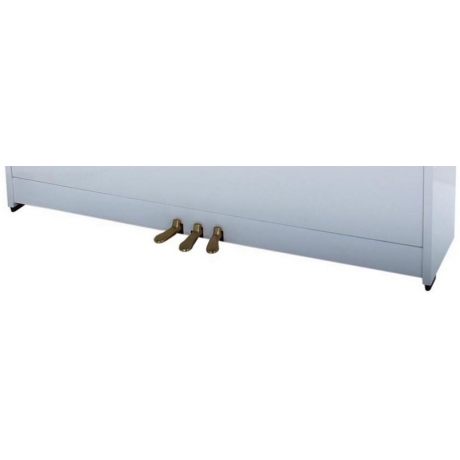 Yamaha B1 Akustik Duvar Piyanosu (Parlak Beyaz)<br>Fotoğraf: 3/4