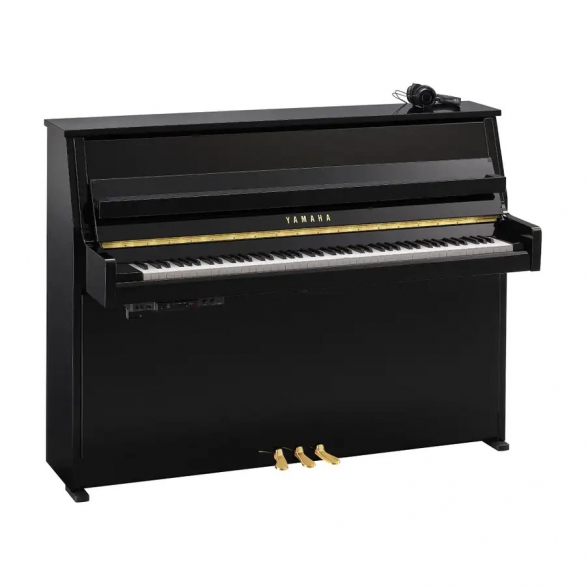 Yamaha B10 SC3 Silent Akustik Duvar Piyano (Parlak Siyah), Fotoğraf: 1/3