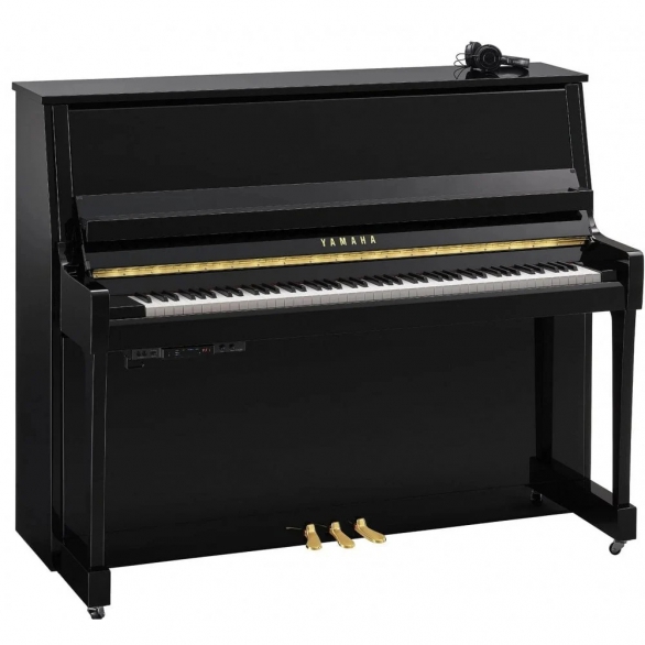Yamaha B30 SC3PE Silent Akustik Duvar Piyanosu (Parlak Siyah), Fotoğraf: 1/4