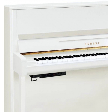 Yamaha B3ESC3PWH Silent Upright Piyano (Parlak Beyaz)<br>Fotoğraf: 2/3