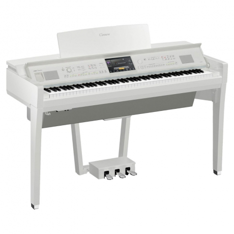 Yamaha Clavinova CVP-809 Dijital Konsol Piyano (Beyaz)<br>Fotoğraf: 1/2