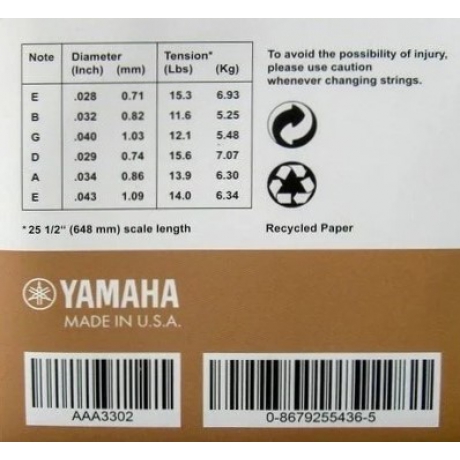 Yamaha CN10 Klasik Gitar Teli (Standard Tension)<br>Fotoğraf: 2/2