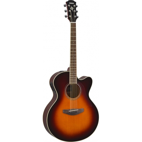 Yamaha CPX600 Medium Jumbo Elektro Akustik Gitar (Old Violin Sunburst)<br>Fotoğraf: 1/2