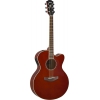 Yamaha CPX600 Medium Jumbo Elektro Akustik Gitar (Root Beer)<br>Fotoğraf: 1/2