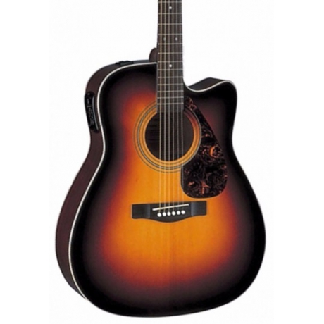 Yamaha FX370CTBS Elektro Akustik Gitar (Tobacco Sunburst)<br>Fotoğraf: 2/2