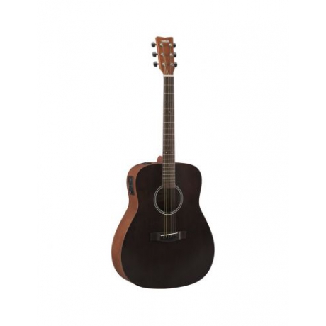 Yamaha FX400SB Elektro Akustik Gitar (Smoky Black)<br>Fotoğraf: 1/3