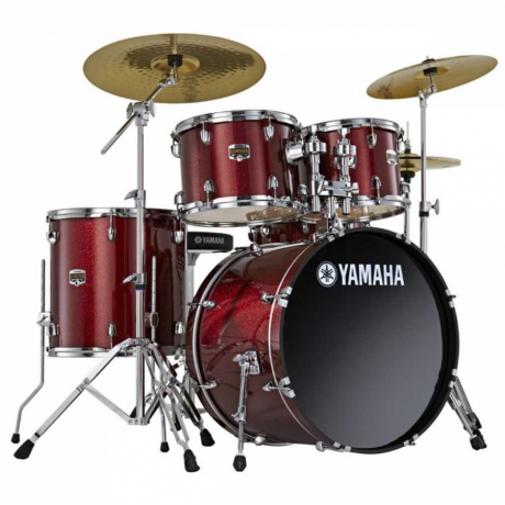 Yamaha Gigmaker Akustik Davul Seti- Burgundy Glitter<br>Fotoğraf: 1/2