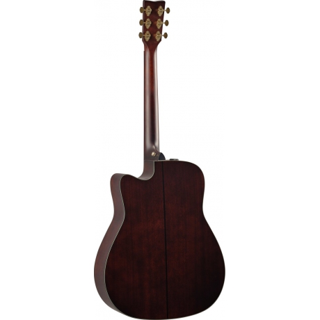Yamaha GTAG3CSDB Cutaway Elektro Akustik Gitar (Sandburst)<br>Fotoğraf: 3/4