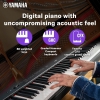 Yamaha P-225B Dijital Piyano (Siyah), Fotoğraf: 4/8
