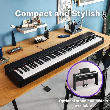 Yamaha P-225B-L200 88-Tuşlu Dijital Piyano Set (Siyah)<br>Fotoğraf: 6/9