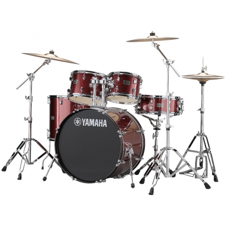 Yamaha Rydeen 20'' Davul Seti (Burgundy Glitter)<br>Fotoğraf: 1/1