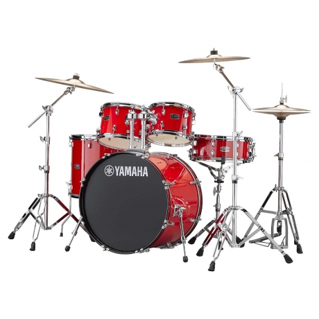 Yamaha Rydeen 22'' Akustik Davul Seti (Hot Red)<br>Fotoğraf: 1/1