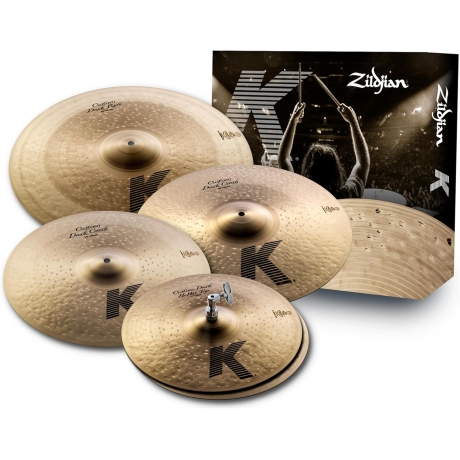 Zildjian K Custom Dark Zil Seti (14HH/16C/18C/20R)<br>Fotoğraf: 1/5