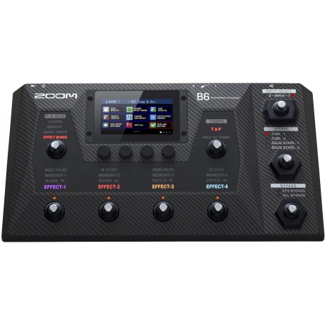 Zoom B6 Bass Multi-effects Processor<br>Fotoğraf: 1/4