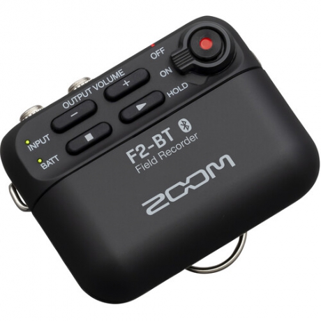 Zoom F2-BT Bluetooth Yaka Mikrofonu ve Ses Kayıt Cihazı (Siyah)<br>Fotoğraf: 2/7