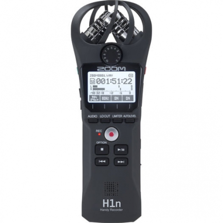 Zoom H1n Digital Handy Recorder (Siyah)<br>Fotoğraf: 1/6
