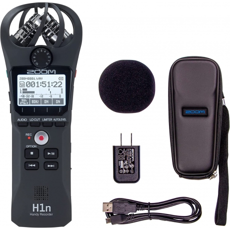 Zoom H1n Digital Handy Recorder Value Pack (Siyah)<br>Fotoğraf: 1/5