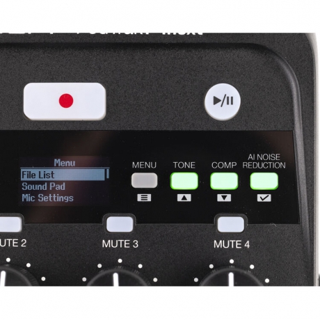 Zoom PodTrak P4next Taşınabilir Multitrack Podcast Kayıt Cihazı<br>Fotoğraf: 4/9