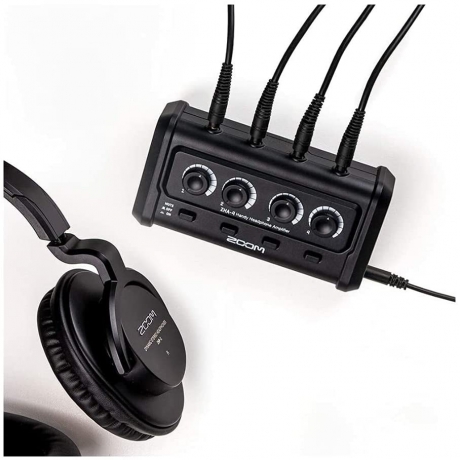 Zoom ZHA-4 4-Kanal Kulaklık Amfisi<br>Fotoğraf: 3/4