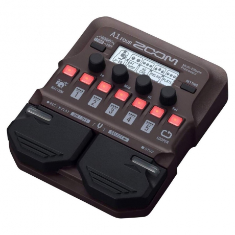 Zoom A1 FOUR Akustik Multi Efekt Prosesörü<br>Fotoğraf: 2/4